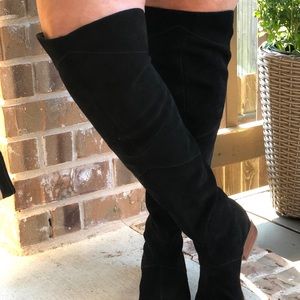 Over-The-Knee Suede Boots